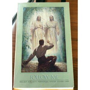 Follow Me LDS Personal Study Guide 1989 Relief Society Vintage Mormon Book